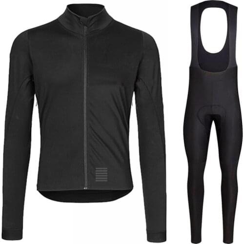 Ciclismo invierno 2021 winter thermal fleece long sleeve Jersey set men Maillot riding mountain bike breathable outdoor clothing