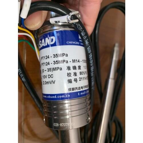 Extruder high temperature melt pressure sensor PT124-35MPA-M14-150/470 Sand