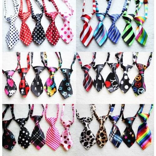 500pcs Pet Dog Ties knots Neckties Bowtie 30 Patterns Colors Cute Dog Bow Tie Grooming Fedex DHL Free shipping