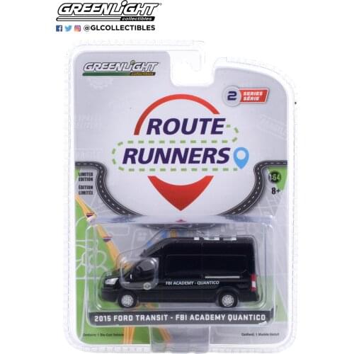 Greenlight 1:64 2015 fords TRANSIT FBI Collection Metal Model Cars Toys Die-cast Simulation