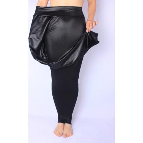 Women Autumn Leggings Plus Size 5XL 6xl 7xl Big Sizes Large Slim Legging Pants Black Warm All-match