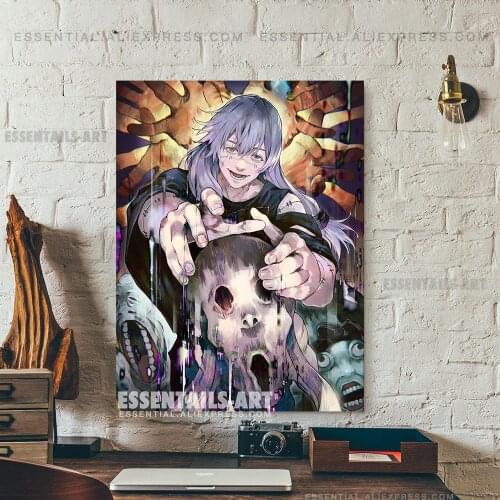 Mahito Jujutsu Kaisen Anime Canvas Decoration Prints Poster Living Room Pictures Home Decor Bedroom Study Wall Art Painting