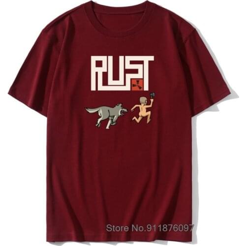Latest Men Tops T Shirt Rust Players Be Like Humorous Tees Camisas Rust Survival Game 3D Tshirts O Neck Normal Tshirt