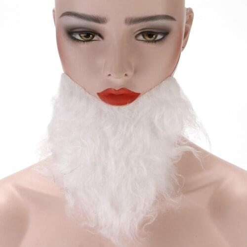 New White Santa Claus Moustache Fancy Dress Costume Beard Set Christmas Xmas Party Decoration Accessories Beard