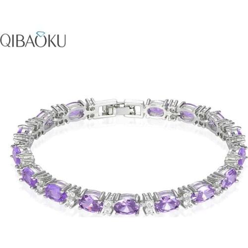 Серебряные браслеты QIBAOKU China At AliExpress