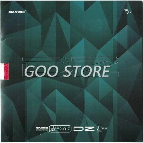 SANWEI DZ Pips-long (DIZZY, Tenacious Pips, ITTF Approved) Table Tennis Rubber Pimples Long Topsheet OX without Sponge