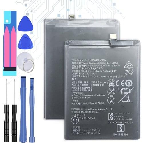 Replacement Battery HB486486ECW For Huawei Hua wei P30 Pro Mate 20 Pro Mate20 pro Mate20pro Genuine Phone Battery 4200mAh