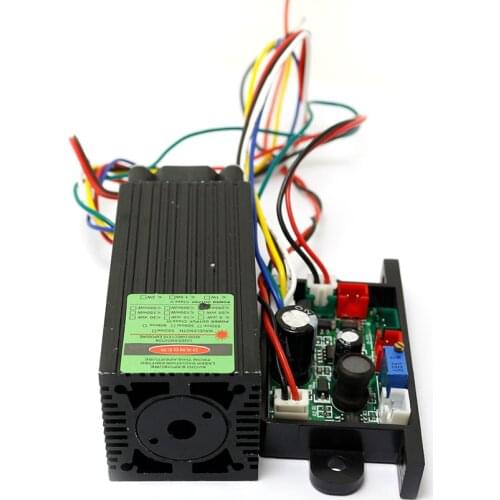 12V 532nm 100mw Green Laser Dot Module Fan Cooling TTL 0-30KHZ-Long time working