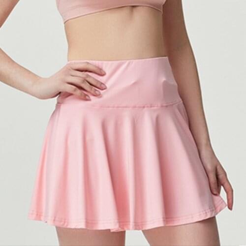 Cloud Hide S-3XL Phone Tennis Skirts Women Badminton Golf Pleated Skirt High Waist Pocket Fitness Shorts Plus Size Sport Skorts