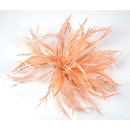 1Pcs Natural Goose Feathers Colored Plumes Corsage For Crafts Hat Decoration Carnival Dress Accessories Jewelry Making Wholesale