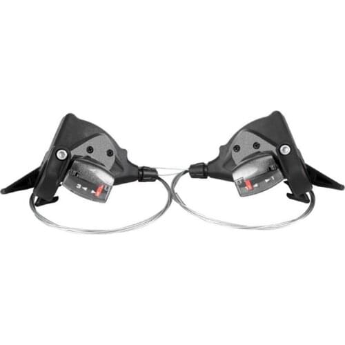 2Pcs 7/8/9/10/11-speed Trigger Shifter Integral Molding Clamp-ring Installation 1.7m/2.14m Variable Core Bike Gear Shifter Kit