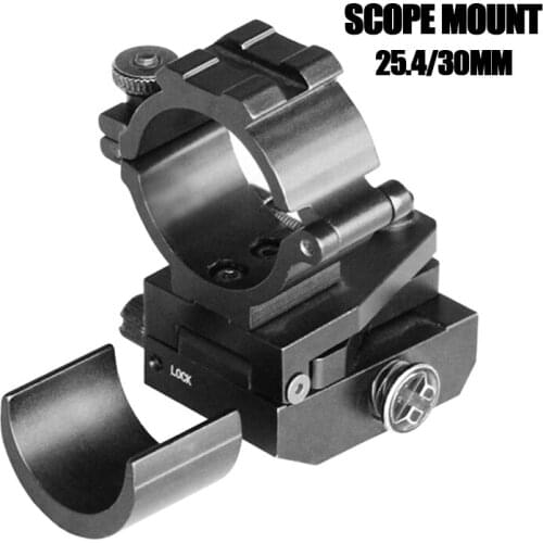 30/25mm Adjustable Rifle Scope Mount for Picatinny Railed m4 Airsoft ak 47 Hunting Gun Accessories