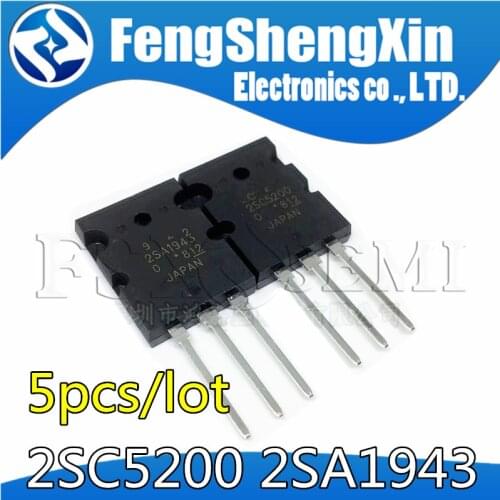 5PCS 2SA1943 A1943 TO-3PL 1943 TO-3P TRANSISTOR