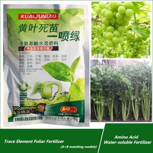 35g trace element amino acid foliar fertilizer water soluble release organic fertilizer for plant potted fruit vegetable flower