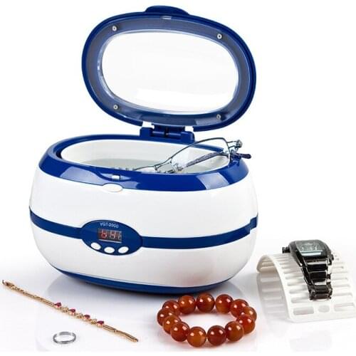 Ultrasonic Cleaning Machine Household Cleaning Contact Lens Watch Jewelry Denture Sleeve Cleaning Machine 600ml