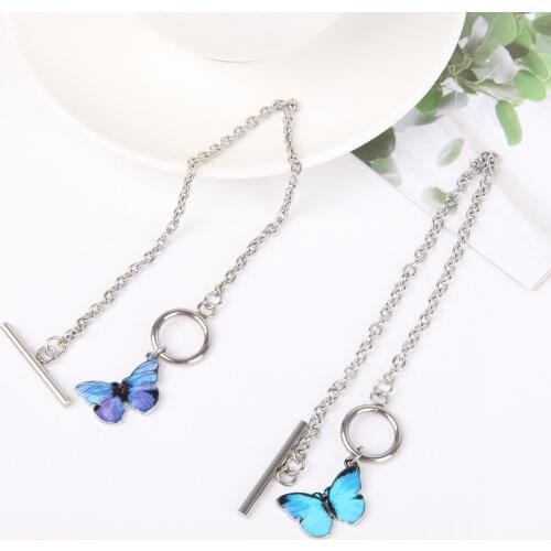Trendy Butterfly Charm Bracelets Paired Butterfly Bracelet For Women Girls Friendship Daily Party Jewelry Gift For Women
