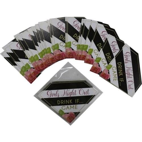 Hen Party Girls Night Out Game Cards Bachelorette Party Drinking Dare Cards Wedding Bride To Be Party Decoration