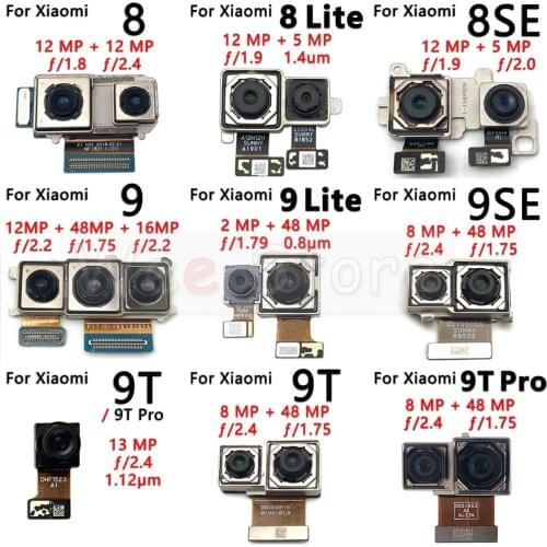 Wide Big Main Rear Back Camera Flex For Xiaomi Redmi K20 K30 Mi Mix Max 2 2s 3 A1 A2 A3 K20 Lite Pro Back Camera Flex