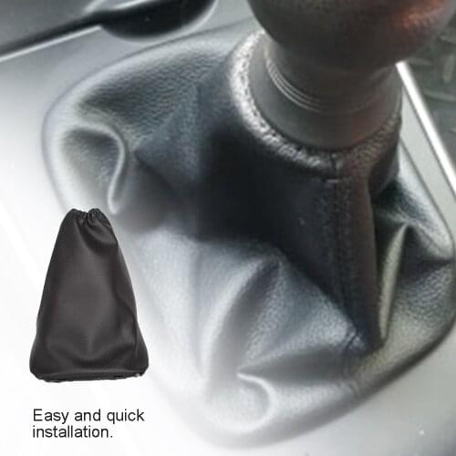 PU Leather car Gear Stick Shift Gaiter Boot Cover For Toyota Carola car Gear Shift Cover Car Interior Gear Shift Accessories