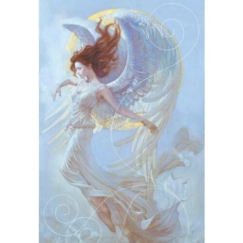 JMINE Div 5D angel wings goddess Full Diamond Painting cross stitch kits art High Quality Portrait 3D paint by diamonds