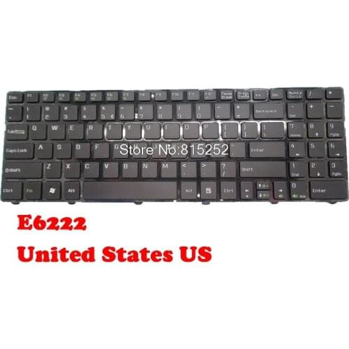 Laptop Keyboard For MEDION AKOYA E6222 MD98780 Black With Frame United States US