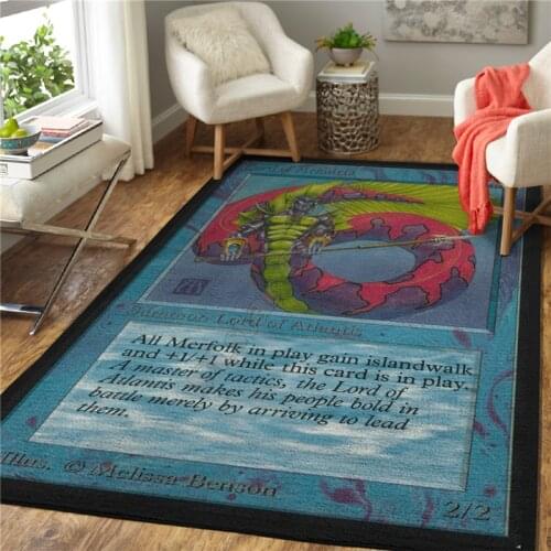 Anime character introduction Area Rug 3D All Over Printed Non-slip Mat Dining Room Living Room Soft Bedroom Carpet 07