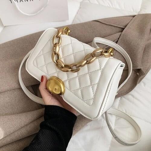 Lattice Square Tote bag 2021 Fashion New High-quality PU Leather Womens Designer Handbag Travel Shoulder Messenger Bag Purses