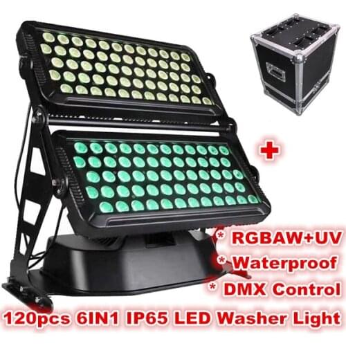 High Power Outdoor Landscape Lighting city color led washer lighting 120X18W rgbawuv waterproof IP65 wall washing lighting