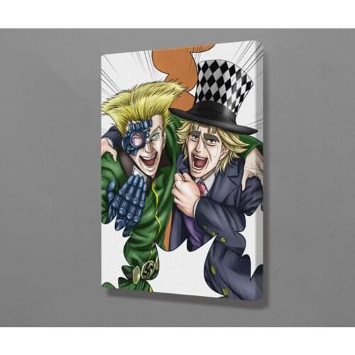 Speedwagon JoJos Bizarre Anime Prints Painting Pictures Wall Artwork Home Decor Modular Canvas Poster Modern For Living Room