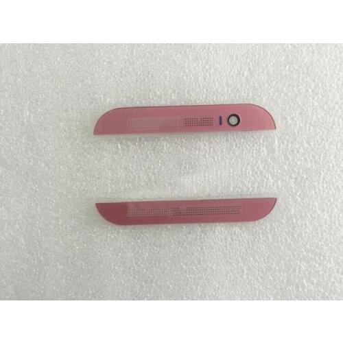 Pink New Ymitn Housing for HTC One 2 M8 M8T/D/W Top&Bottom Alloy Aluminum Cover Case adhesive,Free Shipping