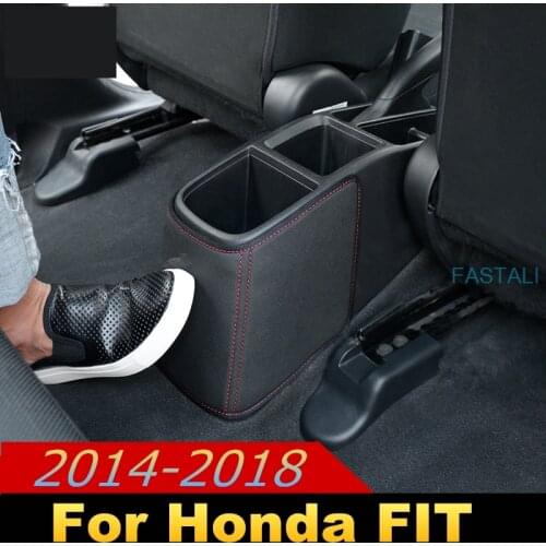 For Honda FIT JAZZ 2014-19 car armrest box anti-kick pad rear row anti-kick protection pad anti-dirty car decoration accessories