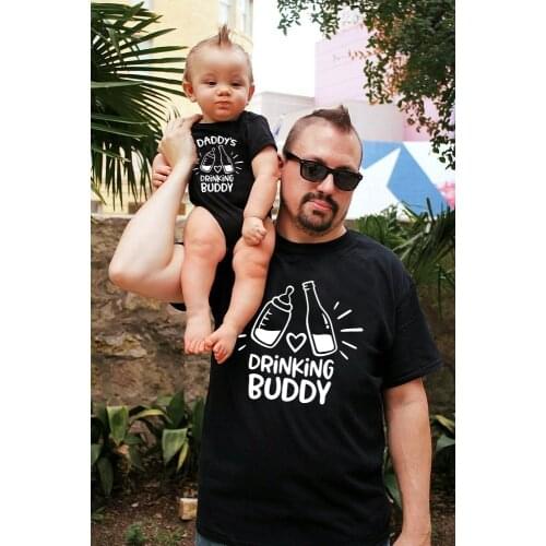 Drinking Buddies Milk and Beer Family Matching Shirts Father and Son/Daughter Dad and Son Daddy and Me Shirt New Dad Gift