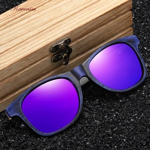 Retro Outdoor Sunglasses 2020 Bamboo Sun Glasses For Men Women Polarized Multi Colorful Eyewear Square Frame