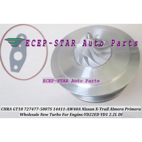 Turbo CHRA Cartridge GT1849V 727477 14411-AW400 727477-5006S 727477-0005 For NISSAN X-Trail Almera Primera YD22ED YD1 YD22 2.2L