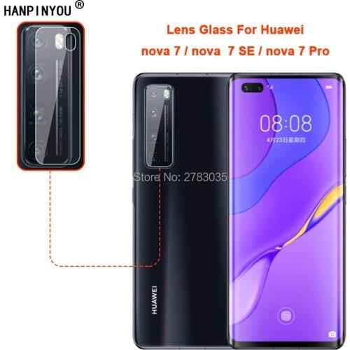 For Huawei nova 7 5G/7 SE /nova 7Pro Ultra Slim Back Camera Lens Protector Rear Camera Lens Cover Tempered Glass Protection Film