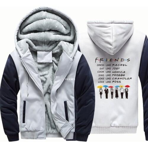 Friends letter graphic windbreak outwear coat men warm hoodie man thick Camouflage Sleeve causal winter Jacket hoody men clothes