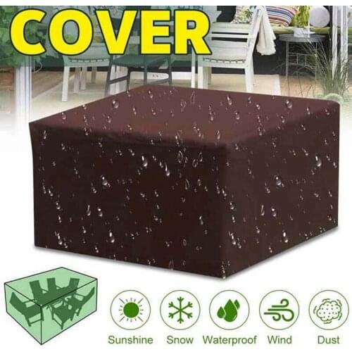 Waterproof Furniture Cover Outdoor Garden Courtyard Beach Sofa Chair Cover Coffee Rain Snow and Dust Cover