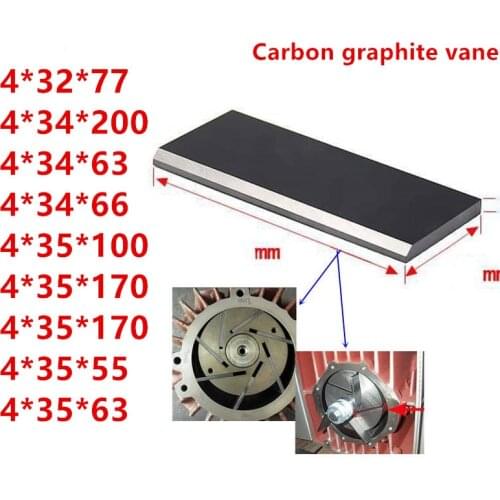 All models carbon vanes used for pump blade