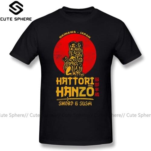 Hanzo T Shirt Hattori Hanzo T-Shirt Funny Men Tee Shirt Graphic Short Sleeves 100 Percent Cotton Big Fashion Tshirt