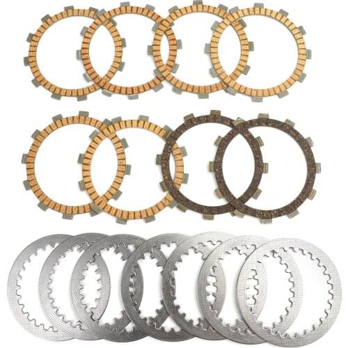 Areyourshop fit for Yamaha FZ6 FZ6-N FZ6-NA FZ6-S FZ6-SS Clutch Kit Steel & Friction Plates 3J2-16324-00 4H7-16321-02 Motor Part