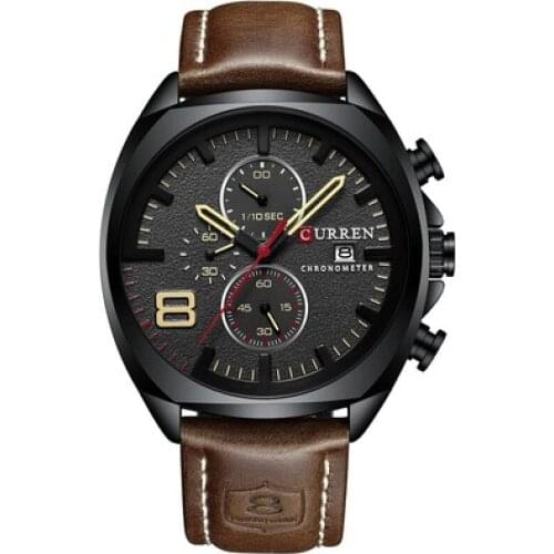 CURREN Fashion Casual Mens Sport Watch Men Analog Quartz Watches Waterproof Date Military Dropshipping Wrist Watches Men Clock