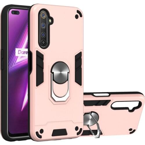 Funda Case for Oppo Realme 6 Pro C11 A52 A72 A92 A3S A5S X2 XT Reno 2F Armor Shock Proof Protective Coque Ring Phone Case Cover