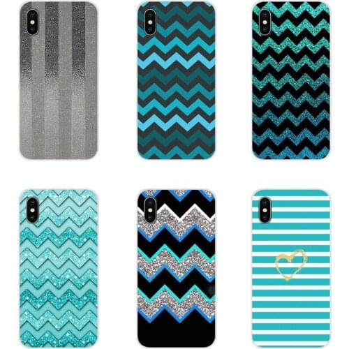 For Huawei Y5 Y6 Y7 Y9 Prime Pro GR3 GR5 2017 2018 2019 Y3II Y5II Y6II Silver Green stripe Glitter Accessories Phone Shell Cover