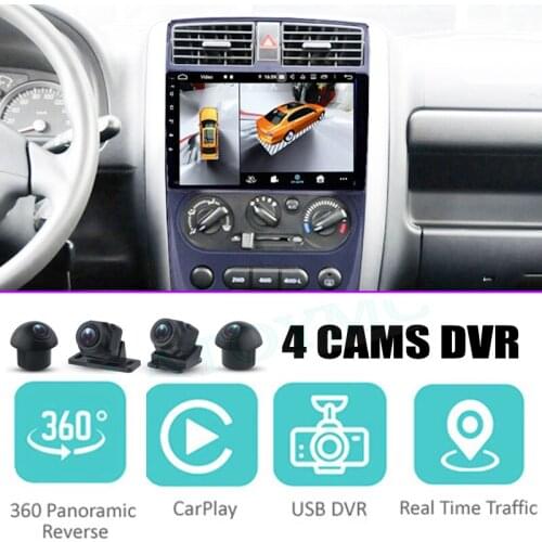 For Suzuki Jimny JB Car Audio Navigation Stereo Carplay DVR 360 Birdview Around 4G Android System