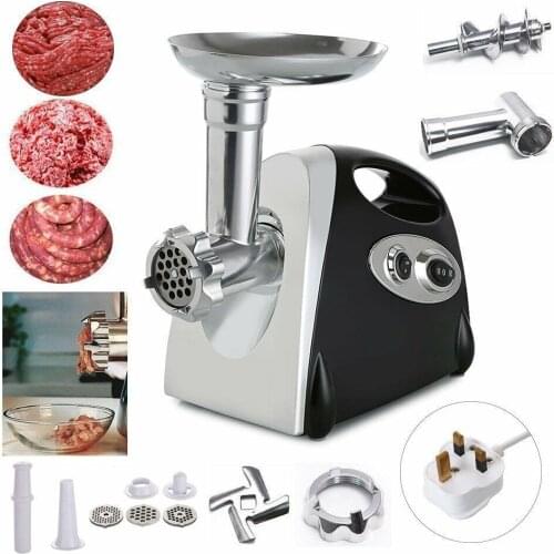 2800W Electric Meat Grinders Food Mincer Chopper Sausage Stuffer Meat Mincer Sonifer Kitchen Multifunction Meat Processor