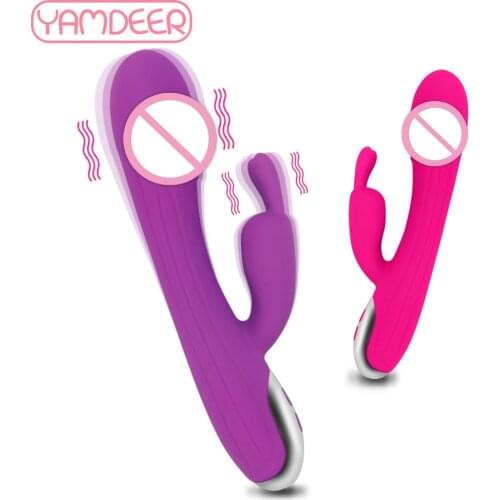 Adult Toys Dildo Vibrator Sex Toy Double Rod Masturbation Rabbit Vibrator Utensils Adult Sex Product Vibrator for Women