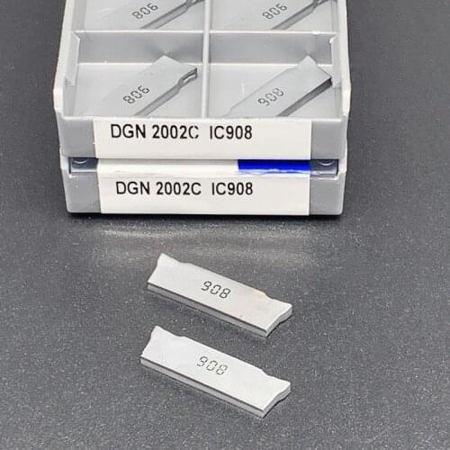 Grooving tool DGN2002J DGN2002C IC908 2MM Grooving carbide cutting tool CNC high quality turning insert DGN turning tool