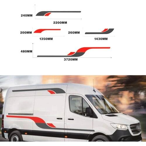 Car Body Decoration Modified Car Stickers For Motorhome Caravan Travel