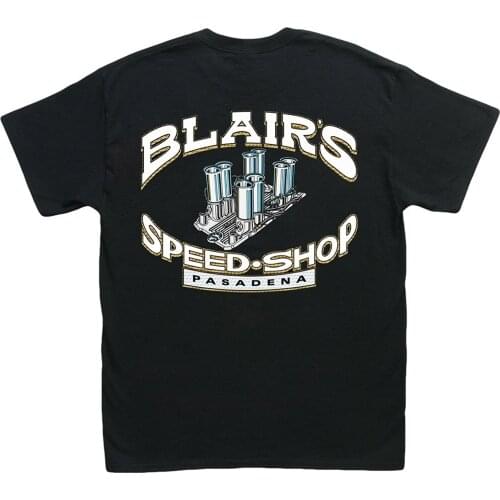 2019 Summer Brand Adults Casual Hot Blairs Speed Shop Black T-Shirt: 1940 1941 Willys Gasser Vintage Hot Rod Tee Shirt