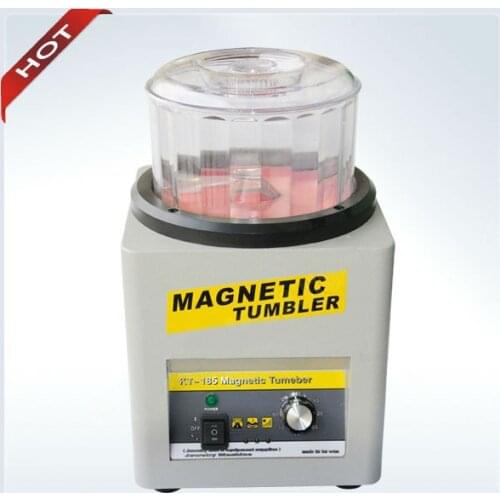 Magnetic Polishing Machine Magnetic Tumbler Jewelry Machine and Tools Capacity 600g Time Tumbling 0-60min